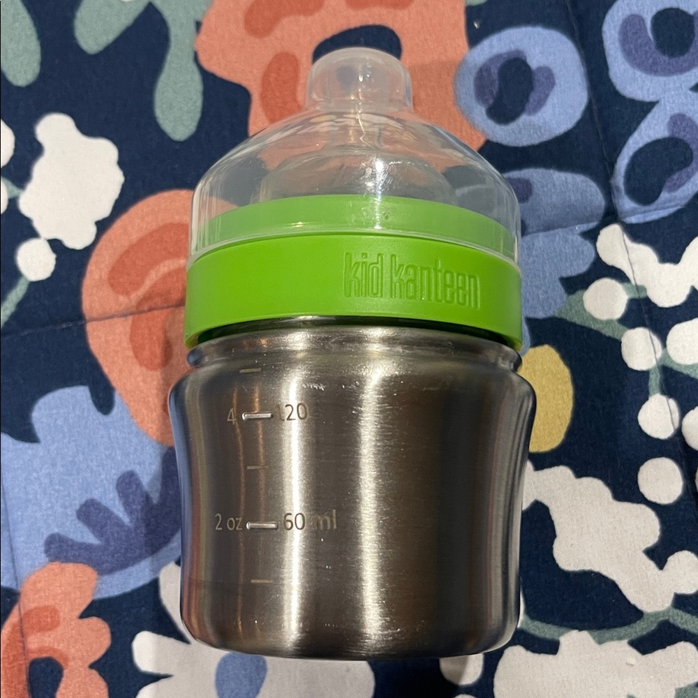 Klean Kanteen 5oz stainless steel baby bottle